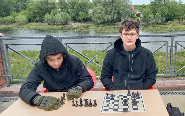 Участие в сеансе единовременной игры в шахматы.
